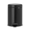 Bins * | Brabantia Newicon Pedal Bin 5L Matt Black