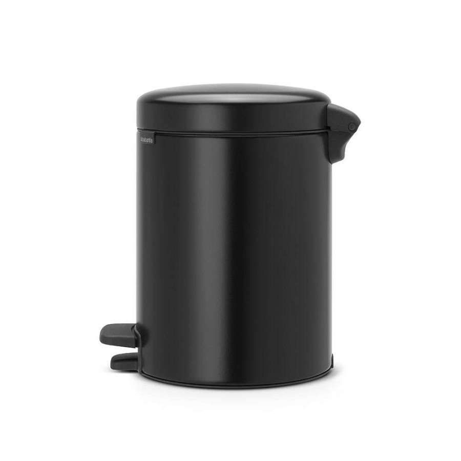 Bins * | Brabantia Newicon Pedal Bin 5L Matt Black