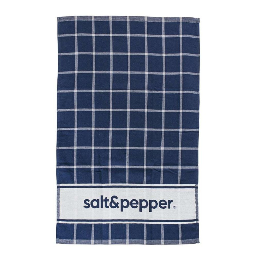 Tea Towels * | Salt & Pepper Salt & Pepper Signature Tea Towel Dusty Blue