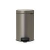 Bins * | Brabantia Newicon 12L Pedal Bin Platinum