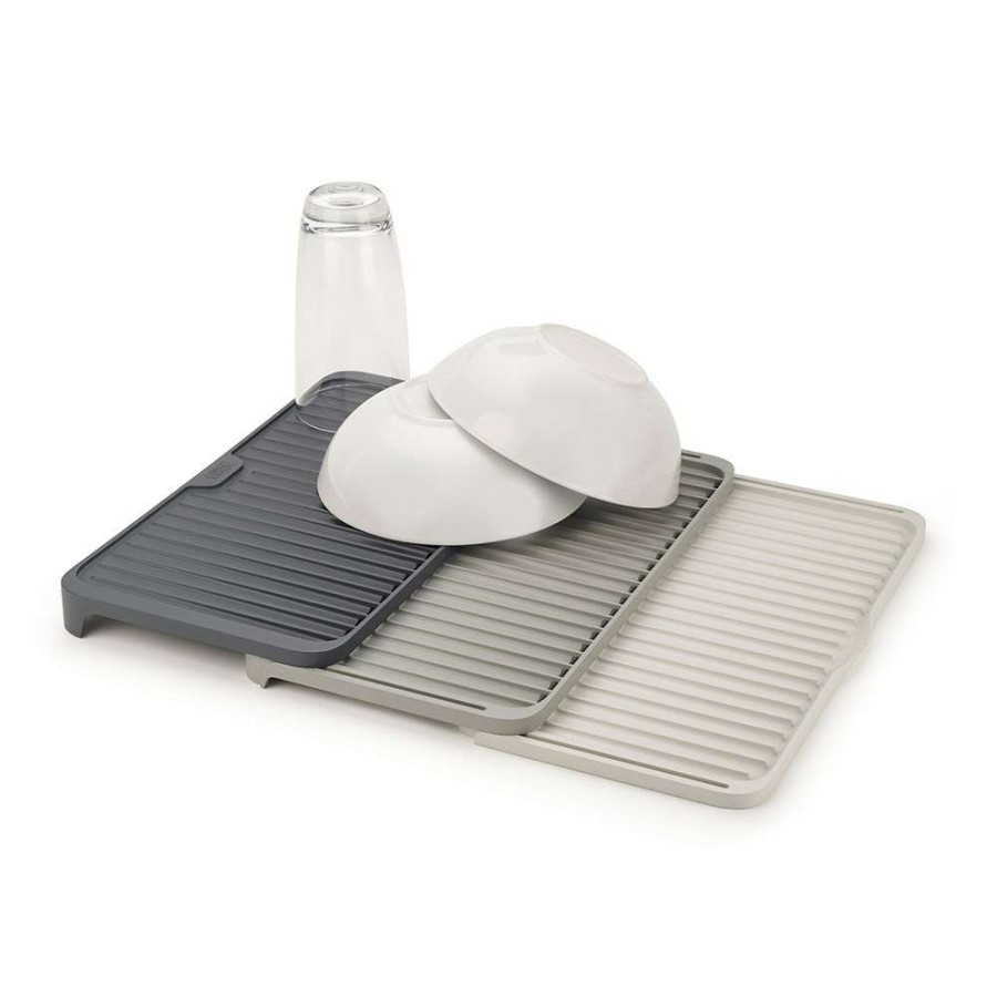 Dish Racks * | Joseph Joseph Tier Expandable Draining Mat Grey