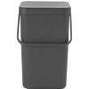 Bins * | Brabantia Sort & Go Waste Bin 25L Grey