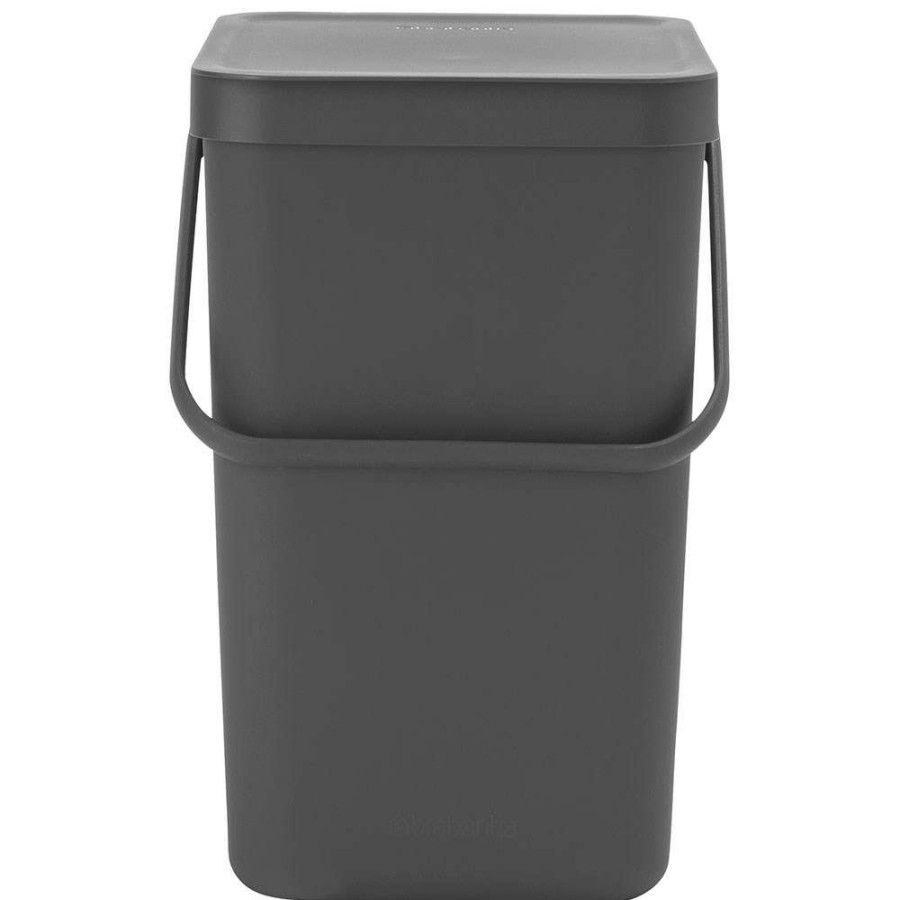 Bins * | Brabantia Sort & Go Waste Bin 25L Grey