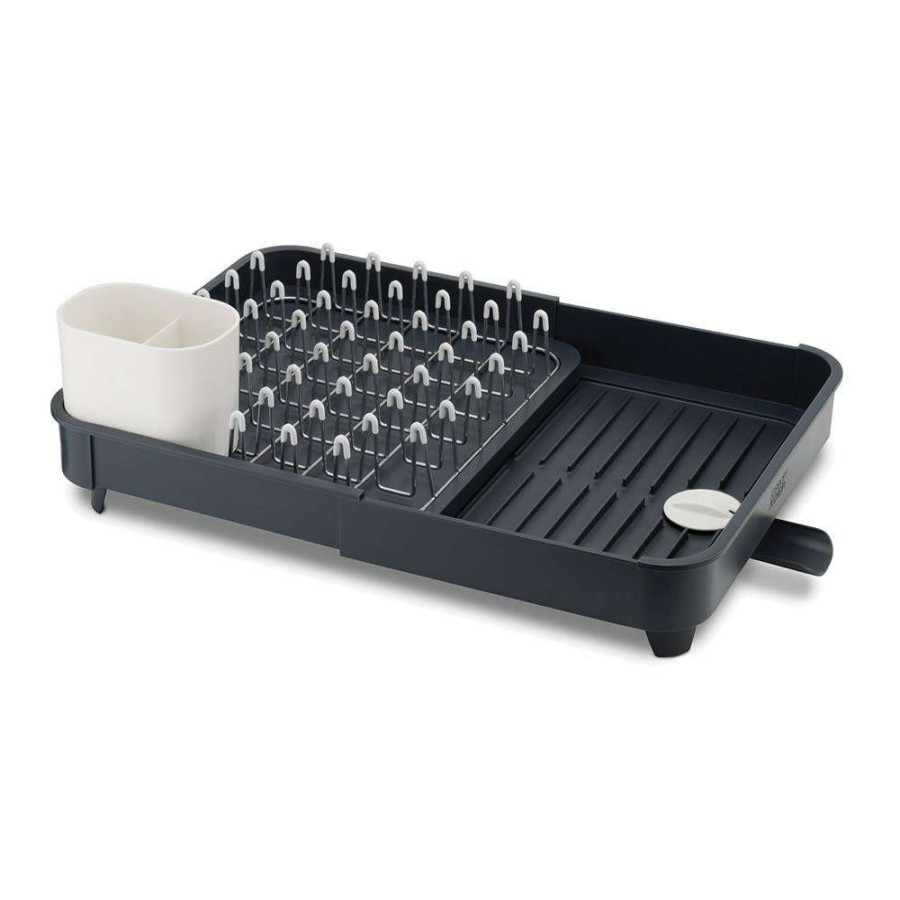 Cleaning Tools * | Joseph Joseph Extend Expandable Dish Rack Grey