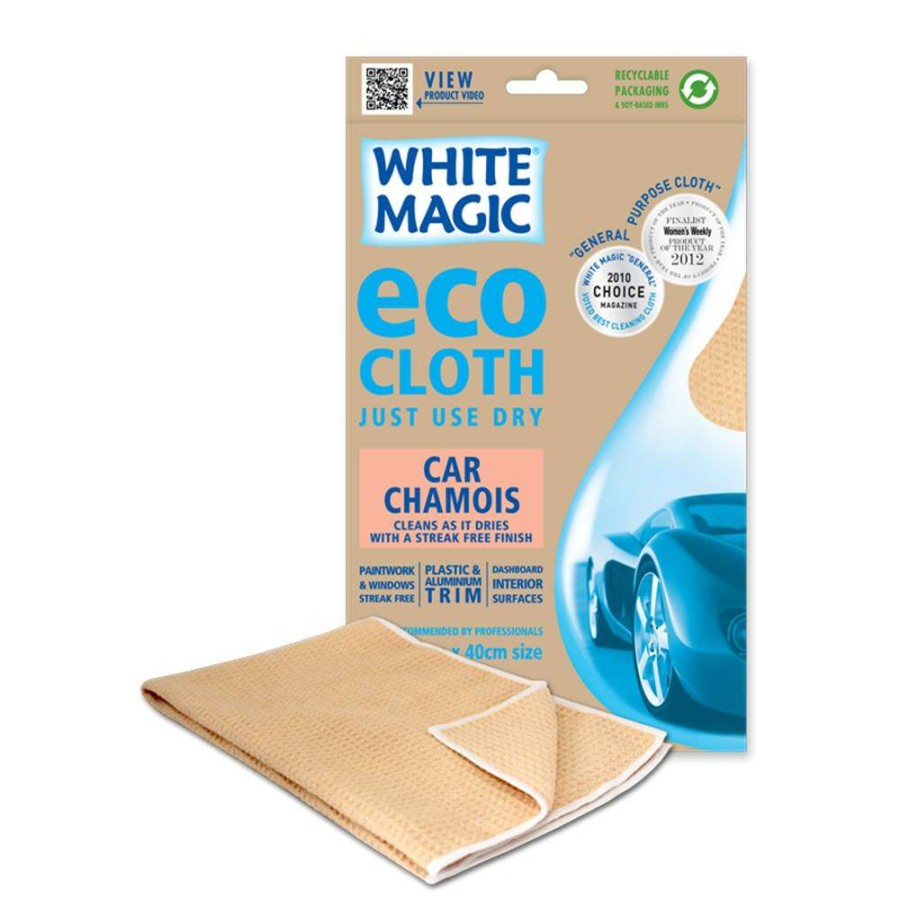 Cleaning Tools * | White Magic Eco Cloth Car Chamois