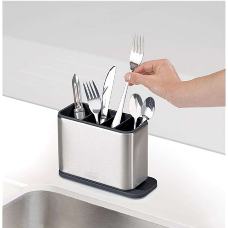 Dish Racks * | Joseph Joseph Surface Stainless Steel Cutlery Drainer