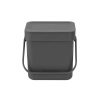 Bins * | Brabantia Sort & Go Waste Bin 3L Grey