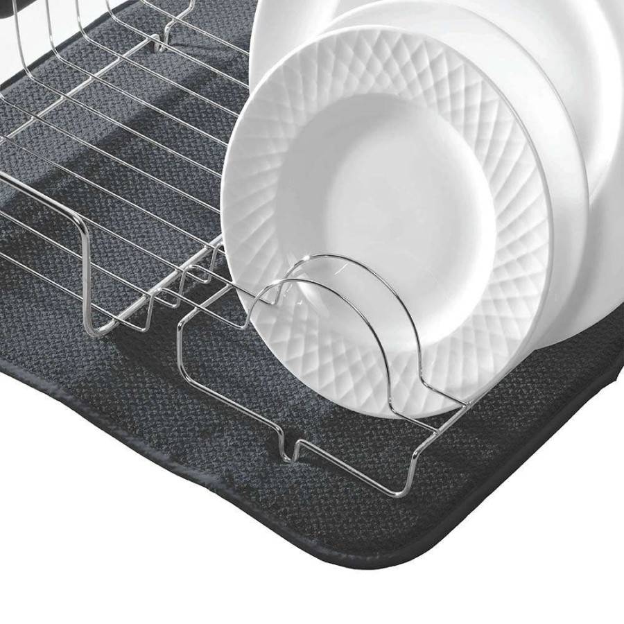 Dish Racks * | Scullery Pura Ii Drying Mat Grey