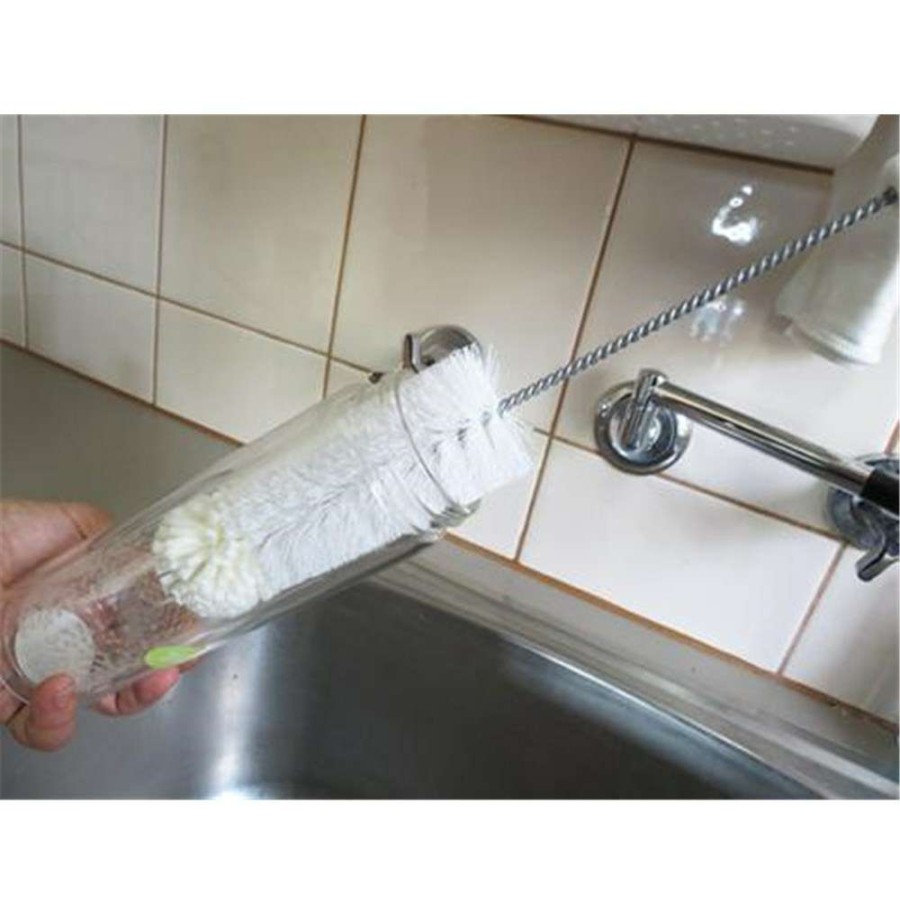 Cleaning Tools * | White Magic Travel Mug Washing Brush