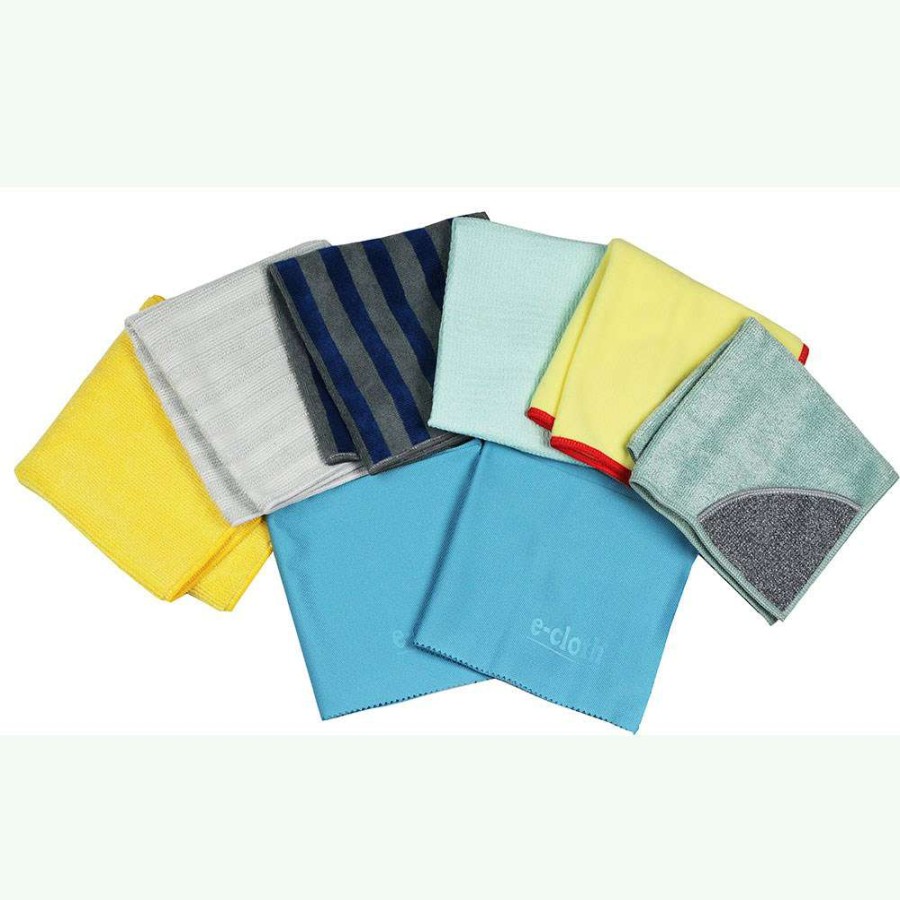 Cleaning Tools * | E-Cloth 8 Piece Home Cleaning Cloth Set