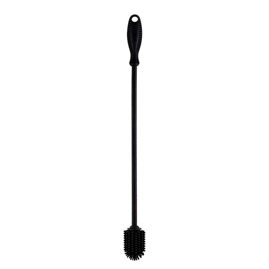 Cleaning Tools * | Scullery Kolori Silicone Bottle Brush Black