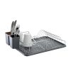 Dish Racks * | Scullery Pura Ii Low Dish Rack & Mat Grey