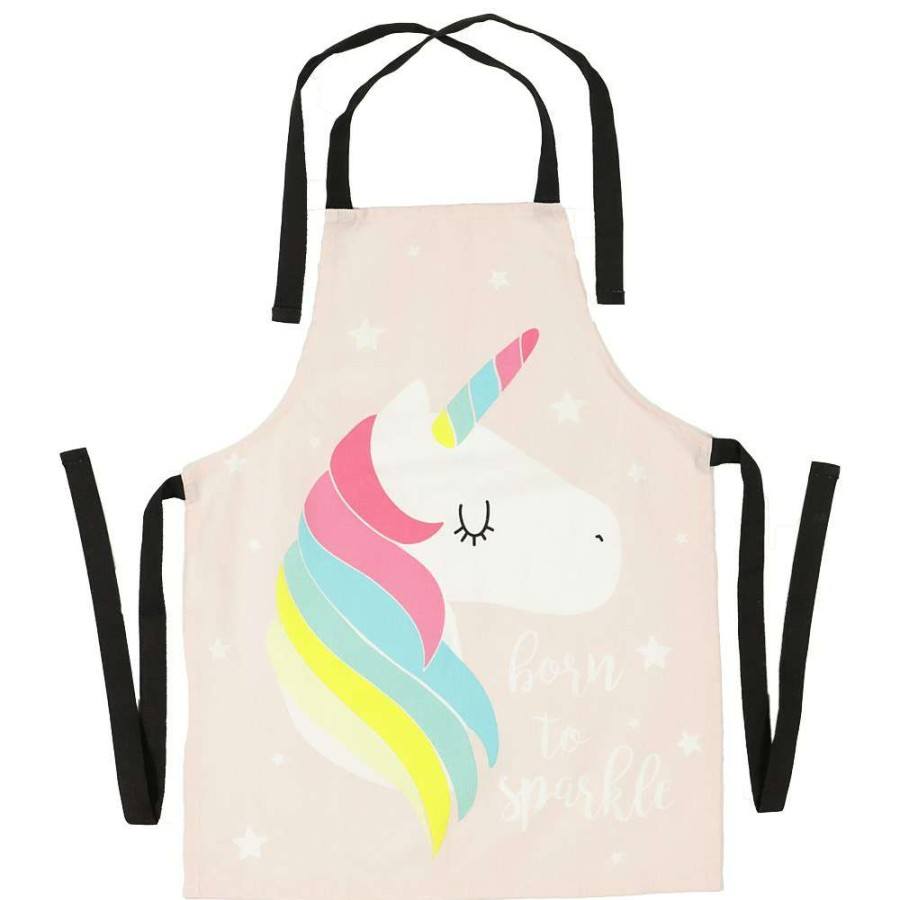 Aprons * | Ambrosia Kids Cotton Apron Unicorn