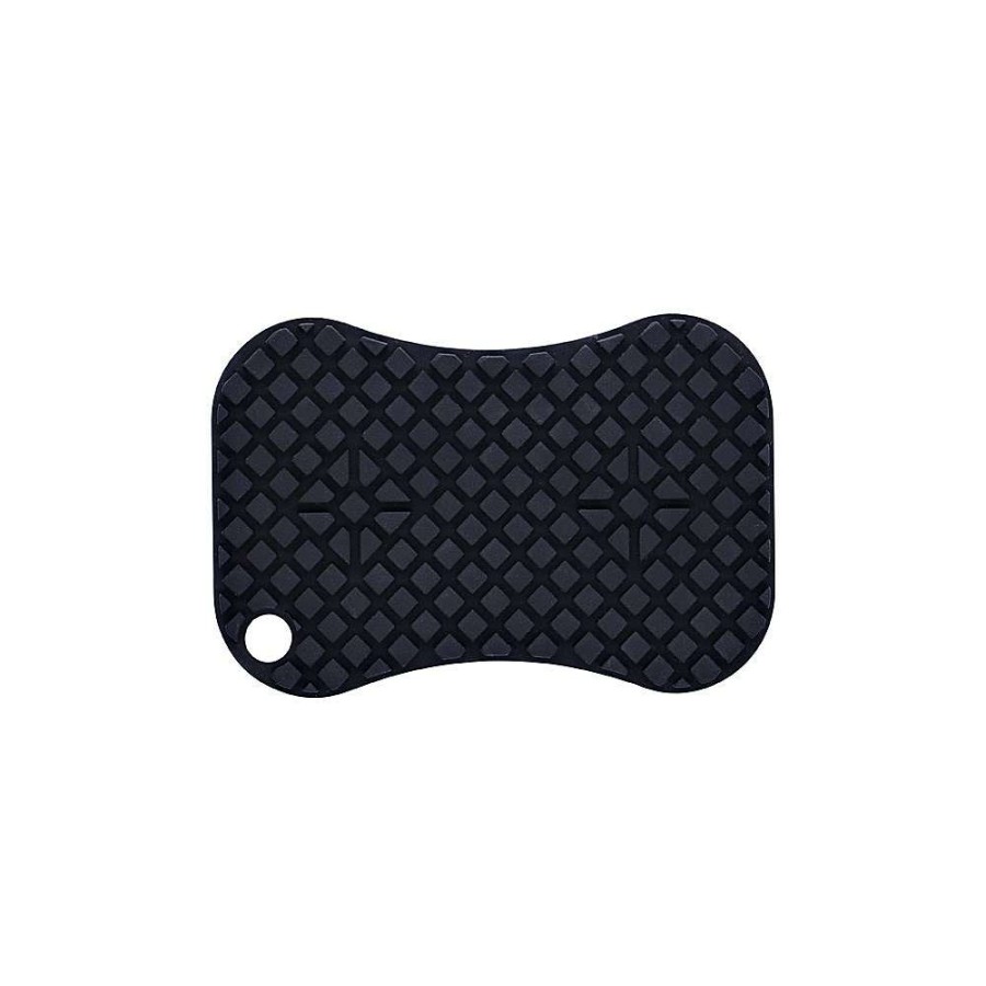 Cleaning Tools * | Scruba-Dub Tuff Eco Friendly Silicone Dish Scrub Black