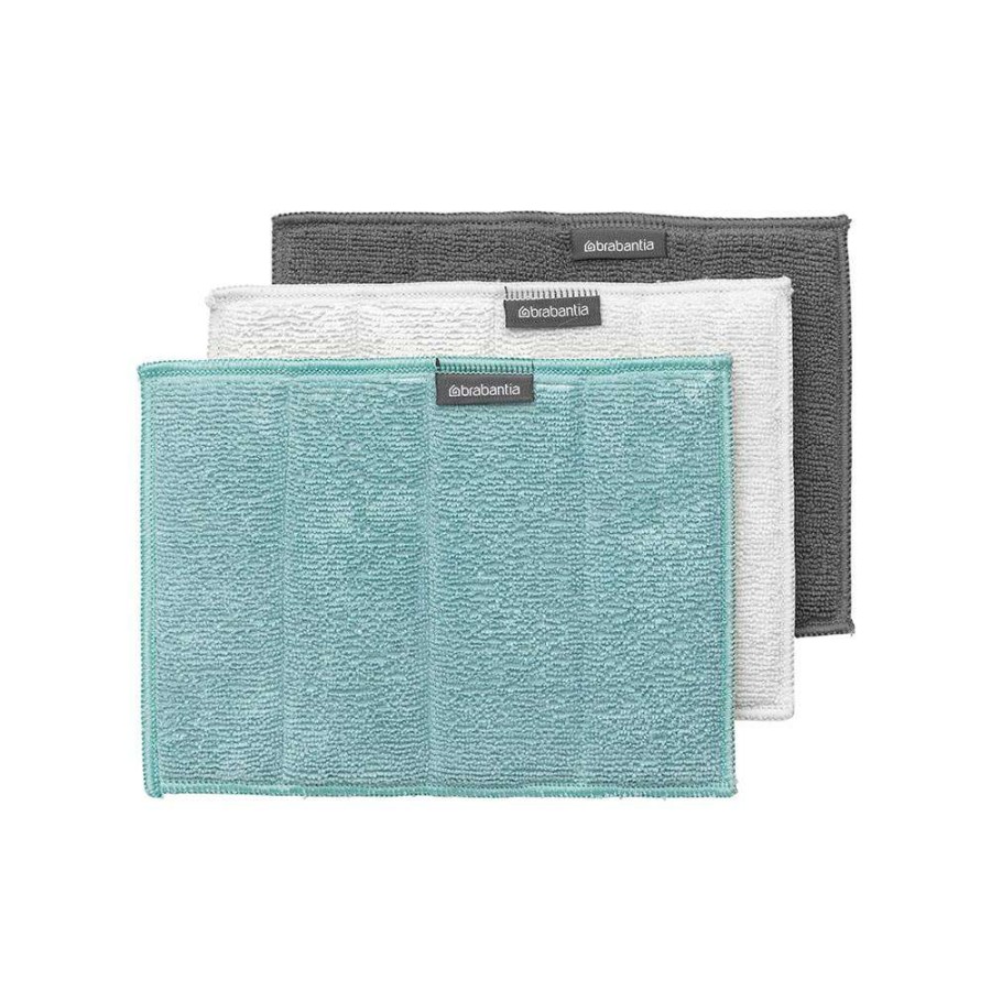 Cleaning Tools * | Brabantia Microfibre Set Of 3 Cleaning Pads