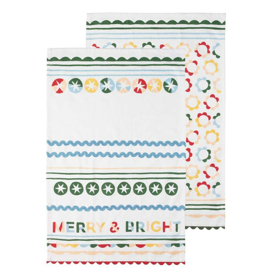 Tea Towels * | Ecology Spirit Set Of 2 Tea Towels