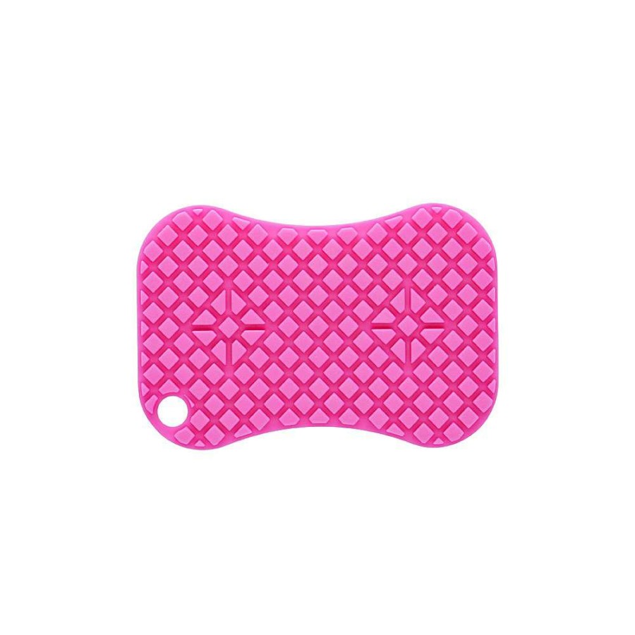 Cleaning Tools * | Scruba-Dub Tuff Eco Friendly Silicone Dish Scrub Pink