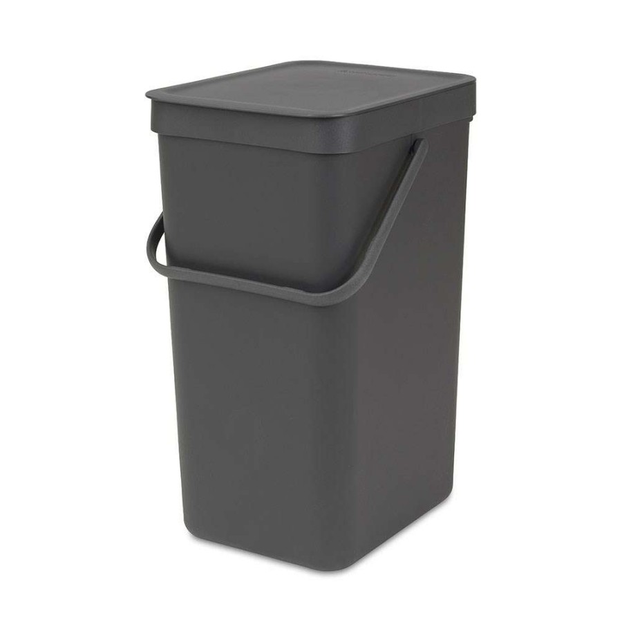 Bins * | Brabantia Sort & Go Waste Bin 16L Grey