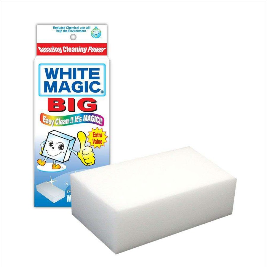 Cleaning Tools * | White Magic Medium Eraser Sponge