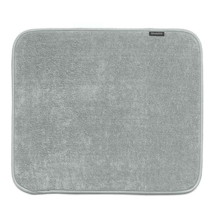 Dish Racks * | Brabantia Microfibre Dish Drying Mat Mid Grey