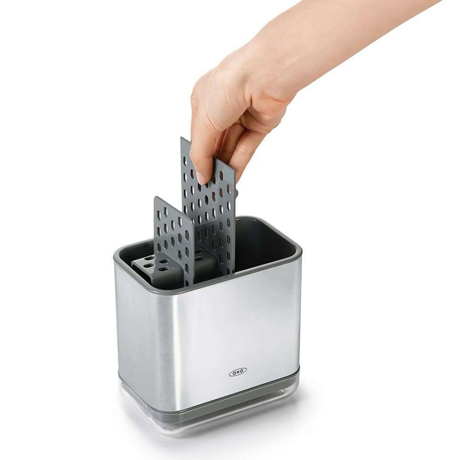 Dish Racks * | Oxo Good Grip Sinkware Caddy Steel