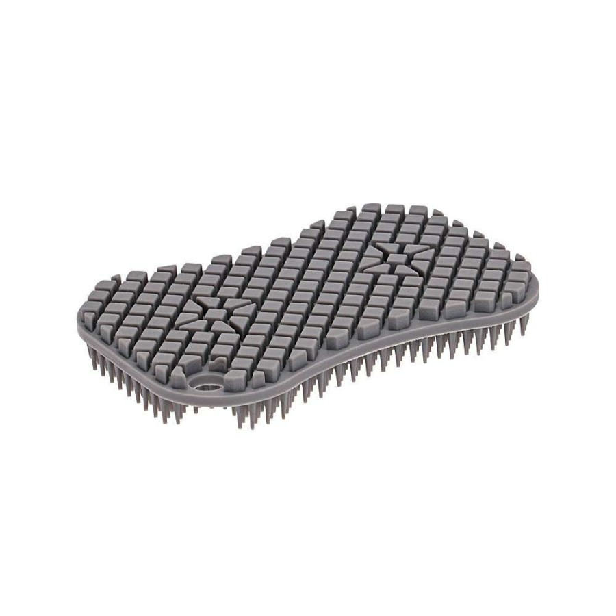 Cleaning Tools * | Scruba-Dub Tuff Eco Friendly Silicone Dish Scrub Grey