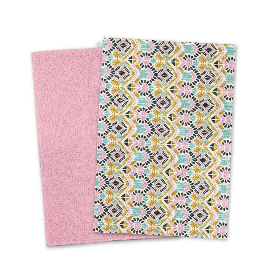 Tea Towels * | Ambrosia Tea Towel Aztec Set Of 2